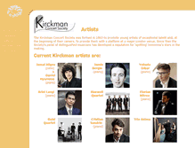 Tablet Screenshot of kirckman.org.uk